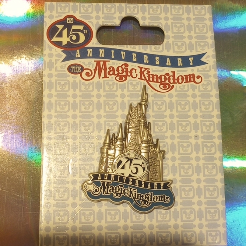 Magic Kingdom 45th Anniversary trading pin